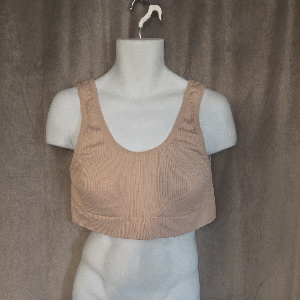 Torrid 3x Ribbed Tan Bra